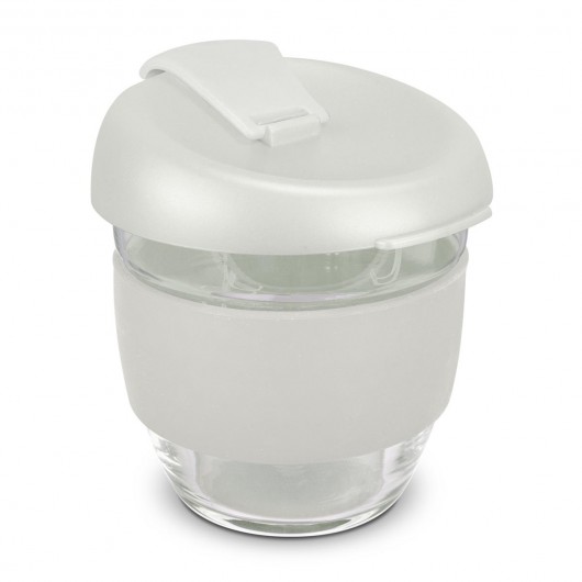 White 250mL Borosilicate Glass Cups